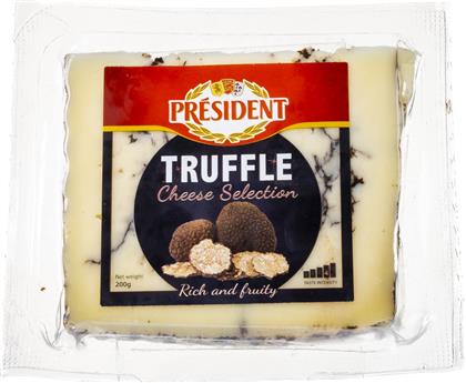 ΤΥΡΙ ΣΚΛΗΡΟ ΜΕ ΤΡΟΥΦΑ 200G PRESIDENT