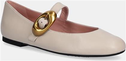 ΔΕΡΜΑΤΙΝΕΣ ΜΠΑΛΑΡΙΝΕΣ NICOLE ΧΡΩΜΑ: ΜΠΕΖ, 52563-002 PRETTY BALLERINAS