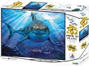 WHITE GREAT SHARK 1000 ΚΟΜΜΑΤΙΑ PRIME 3D από το PLUS4U