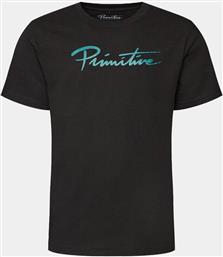 T-SHIRT NUEVO PAPFA2309 ΜΑΥΡΟ REGULAR FIT PRIMITIVE από το MODIVO