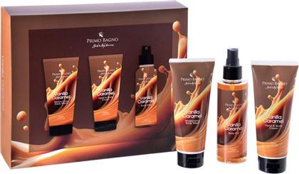BEAUTY BOX VANILLA CARAMEL BODY LOTION, BODY WASH - BODY MIST (3ΤΜΧ) PRIMO BAGNO