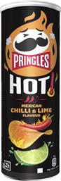 ΤΣΙΠΣ HOT MEXICAN CHILI LIME 160G PRINGLES