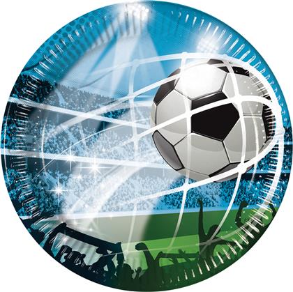 ΠΙΑΤΑ ΧΑΡΤΙΝΑ ΜΕΓΑΛΑ SOCCER FANS 23CM (8ΤΕΜ) PROCOS