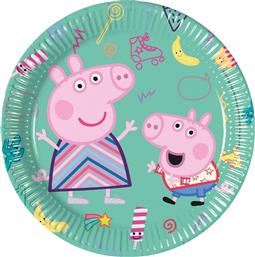 ΠΙΑΤΑ ΧΑΡΤΙΝΑ ΜΕΣΑΙΑ 20ΕΚ PEPPA PIG (8ΤΕΜ) PROCOS