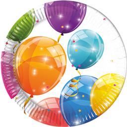 ΠΙΑΤΑ ΧΑΡΤΙΝΑ ΜΕΣΑΙΑ SPARKLING BALLOONS NEXT GENERATION 20CM (8ΤΕΜ) KOKLIKO