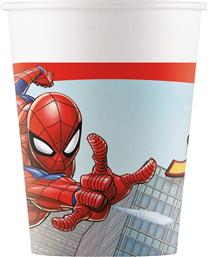 ΠΟΤΗΡΙΑ ΧΑΡΤΙΝΑ SPIDERMAN CRIME FIGHTER 200ML DECORATA (8ΤΕΜ) PROCOS