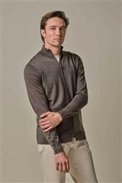 ΑΝΔΡΙΚΗ ΜΑΛΛΙΝΗ ΠΛΕΚΤΗ ΖΑΚΕΤΑ REGULAR FIT - PPWJ30006D TAUPE PROFUOMO