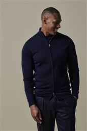 ΑΝΔΡΙΚΗ ΜΑΛΛΙΝΗ ΖΑΚΕΤΑ REGULAR FIT - PPWJ30006H ΣΚΟΥΡΟ ΜΠΛΕ PROFUOMO