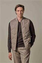 ΑΝΔΡΙΚΟ ΑΜΑΝΙΚΟ ΜΑΛΛΙΝΟ JACKET ΜΕ ΣΧΕΔΙΟ ΨΑΡΟΚΟΚΑΛΟ - PPWU30006B ΜΠΕΖ PROFUOMO