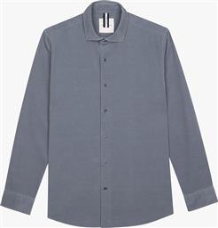 ΑΝΔΡΙΚΟ ΠΟΥΚΑΜΙΣΟ ΚΟΤΛΕ ΜΟΝΟΧΡΩΜΟ RELAXED FIT - PPWH30012F ΜΠΛΕ ΑΝΟΙΧΤΟ PROFUOMO