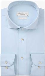 ΑΝΔΡΙΚΟ ΠΟΥΚΑΜΙΣΟ ΜΟΝΟΧΡΩΜΟ SLIM FIT - PP2H00010B ΜΠΛΕ ΑΝΟΙΧΤΟ PROFUOMO