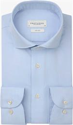 ΑΝΔΡΙΚΟ ΠΟΥΚΑΜΙΣΟ ΜΟΝΟΧΡΩΜΟ SLIM FIT - PPWH30001A ΜΠΛΕ ΑΝΟΙΧΤΟ PROFUOMO