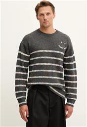 ΜΑΛΛΙΝΗ ΜΠΛΟΥΖΑ ΧΡΩΜΑ: ΓΚΡΙ, M2R-507Z-T22516 PS PAUL SMITH