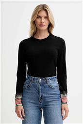ΜΑΛΛΙΝΟ ΠΟΥΛΟΒΕΡ ΧΡΩΜΑ: ΜΑΥΡΟ, W2R-577N-T31327 PS PAUL SMITH
