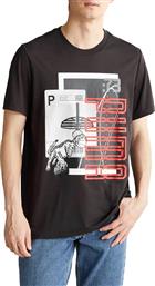 ΑΝΔΡΙΚΟ T-SHIRT ΜΕ GRAPHIC PRINT CLASSIC CUT ''WINNING SHOT'' - 682311 ΜΑΥΡΟ PUMA