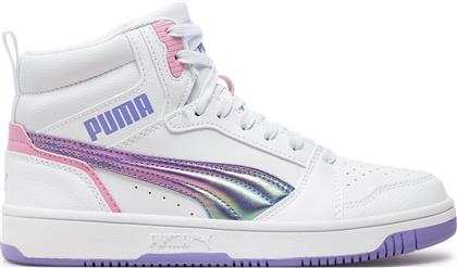 ΑΘΛΗΤΙΚΑ REBOUND V6 MID BOUNCY SKY JR 398725 01 ΛΕΥΚΟ PUMA