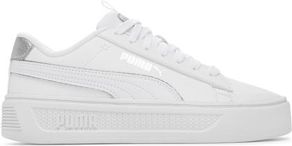 ΑΘΛΗΤΙΚΑ SMASH PLATFORM V3 POP UP 392504 02 ΛΕΥΚΟ PUMA από το EPAPOUTSIA