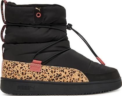 ΜΠΟΤΕΣ ΧΙΟΝΙΟΥ SNOWBAE WNS ANIMAL FLAIR 402654 01 ΜΑΥΡΟ PUMA