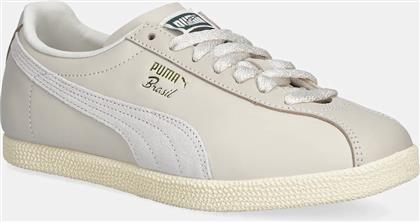 ΔΕΡΜΑΤΙΝΑ ΑΘΛΗΤΙΚΑ ΠΑΠΟΥΤΣΙΑ BRASIL TERRACE VIEWS ΧΡΩΜΑ: ΜΠΕΖ, 403167 PUMA