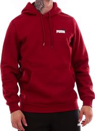 ESS+ 2 COL SMALL LOGO HOODIE 674471-12 ΜΠΟΡΝΤΟ PUMA από το ZAKCRET SPORTS