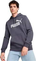 ESS BIG LOGO HOODIE FL 586687-23 ΑΝΘΡΑΚΙ PUMA από το ZAKCRET SPORTS