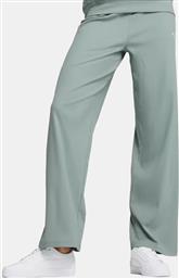 ESS ELEVATED HIGH-WAIST STRAIGHT LEG RIB PANT (9000219009-84147) PUMA