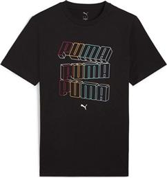 ESS LOGO LAB HOG TEE 684664-01 ΜΑΥΡΟ PUMA