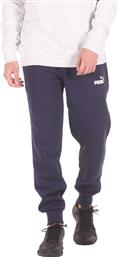 ESS LOGO PANTS FL CL 586714-06 ΜΠΛΕ PUMA από το ZAKCRET SPORTS