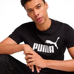 ESS NO. 1 LOGO TEE 682532-01 ΜΑΥΡΟ PUMA