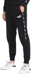 ESS+ TAPE SWEATPANTS FL CL 849042-01 ΜΑΥΡΟ PUMA από το ZAKCRET SPORTS