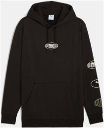 ESSENTIALS LOGO LAB EXECUTION FLEECE ΑΝΔΡΙΚΗ ΜΠΛΟΥΖΑ ΜΕ ΚΟΥΚΟΥΛΑ (9000246459-22489) PUMA