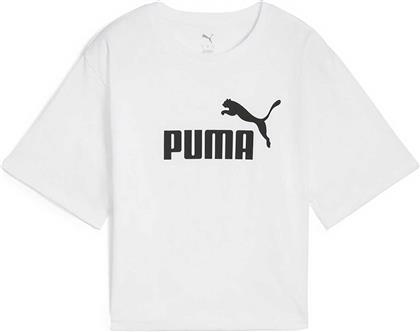 ΓΥΝΑΙΚΕΙΟ ΑΘΛΗΤΙΚΟ T-SHIRT RELAXED FIT ''W ESS'' - 684972 ΛΕΥΚΟ PUMA