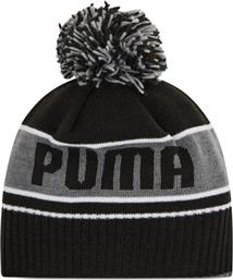 POM BEANIE 023437-01 ΜΑΥΡΟ PUMA