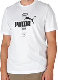 POWER GRAPHIC TEE 681738-02 ΛΕΥΚΟ PUMA