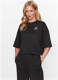 T-SHIRT CLASSICS 621381 ΜΑΥΡΟ OVERSIZE PUMA