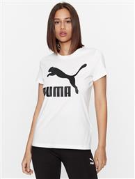 T-SHIRT CLASSICS LOGO 530076 ΛΕΥΚΟ REGULAR FIT PUMA