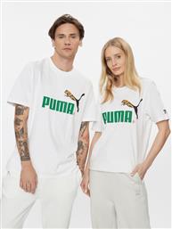 T-SHIRT CLASSICS NO.1 LOGO CELEBRATION 622182 ΛΕΥΚΟ REGULAR FIT PUMA