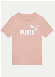 T-SHIRT ESS NO. 1 LOGO 684892 ΡΟΖ REGULAR FIT PUMA