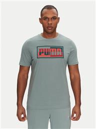 T-SHIRT GRAPHICS BOX 684827 ΠΡΑΣΙΝΟ REGULAR FIT PUMA