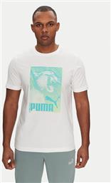 T-SHIRT GRAPHICS PHOTOPRINT 684836 ΛΕΥΚΟ REGULAR FIT PUMA