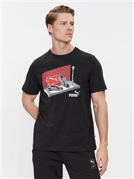 T-SHIRT GRAPHICS SNEAKER BOX 680175 ΜΑΥΡΟ REGULAR FIT PUMA