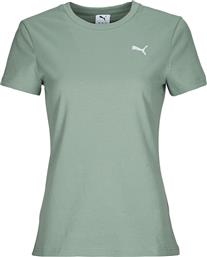 T-SHIRT ΜΕ ΚΟΝΤΑ ΜΑΝΙΚΙΑ ESS ELEVATED RIB TEE PUMA