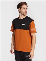 T-SHIRT POWER COLORBLOCK 671567 ΠΟΡΤΟΚΑΛΙ RELAXED FIT PUMA