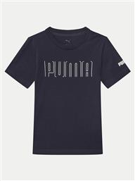 T-SHIRT SPORT GRAPHIC 685850 ΣΚΟΥΡΟ ΜΠΛΕ REGULAR FIT PUMA