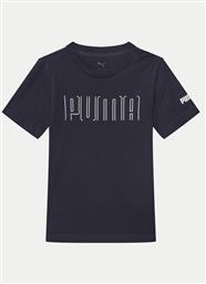 T-SHIRT SPORT GRAPHIC 685850 ΣΚΟΥΡΟ ΜΠΛΕ REGULAR FIT PUMA