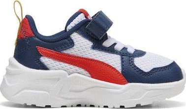 ΒΡΕΦΙΚΑ ΠΑΠΟΥΤΣΙΑ TRINITY LITE AC+ ΓΙΑ ΑΓΟΡΙΑ BLUE/RED (ΜΕΓΕΘΗ 21-27) - ΠΟΛΥΧΡΩΜΟ PUMA