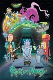 ΑΦΙΣΑ RICK AND MORTY TOILET ADVENTURES ΚΑΘΕΤΗ 61X91 CM PYRAMID