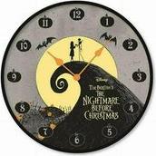 DISNEY: THE NIGHTMARE BEFORE CHRISTMAS - JACK SALLY WALL CLOCK PYRAMID