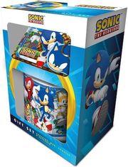 SEGA: SONIC THE HEDGEHOG - MUG, COASTER KEYCHAIN GIFT SET PYRAMID