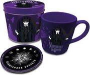 WEDNESDAY: NIGHTSHADES RAVENS MUG COASTER IN KEEPSAKE TIN PYRAMID